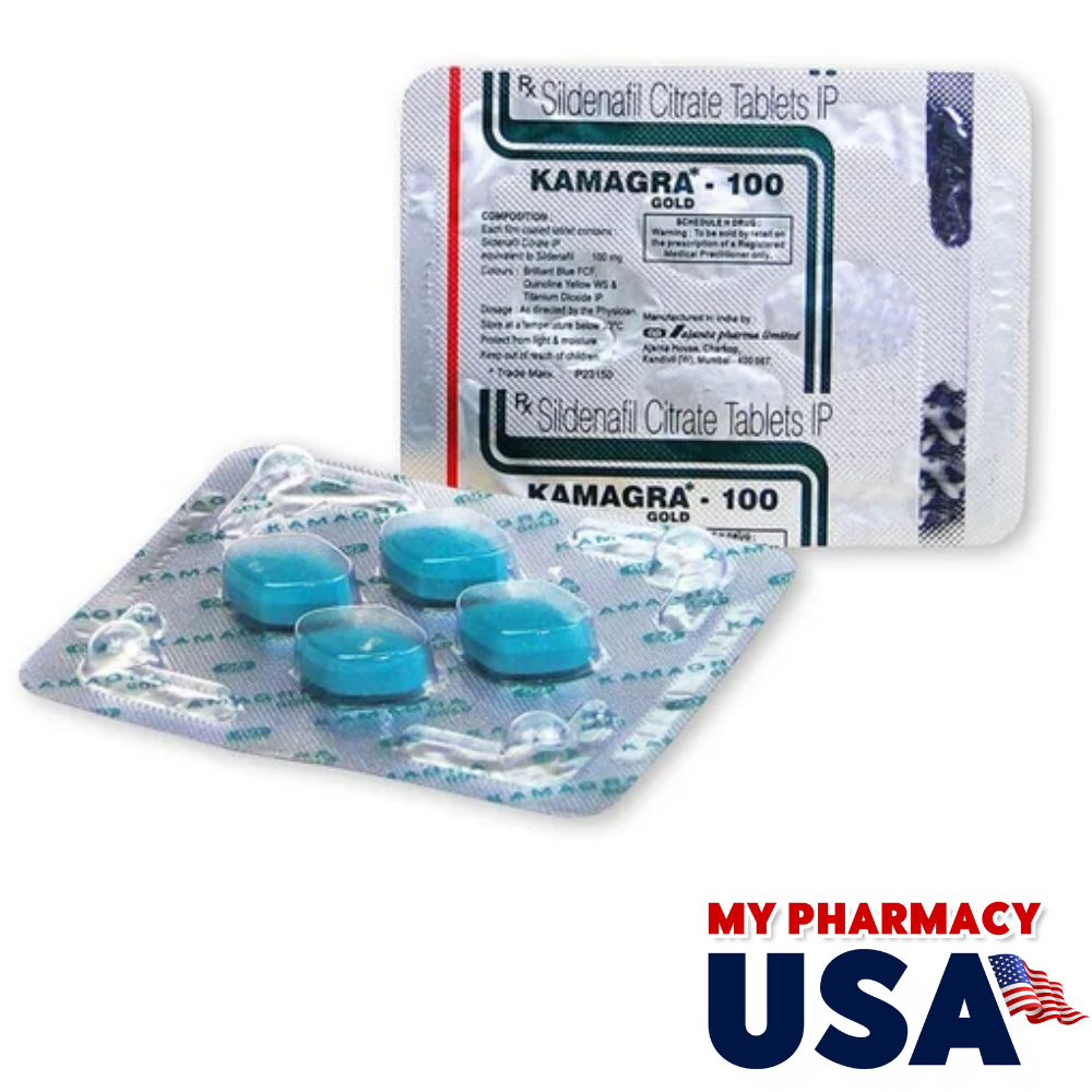 Kamagra Gold 100mg Tablet- Sildenafil citrate 100mg