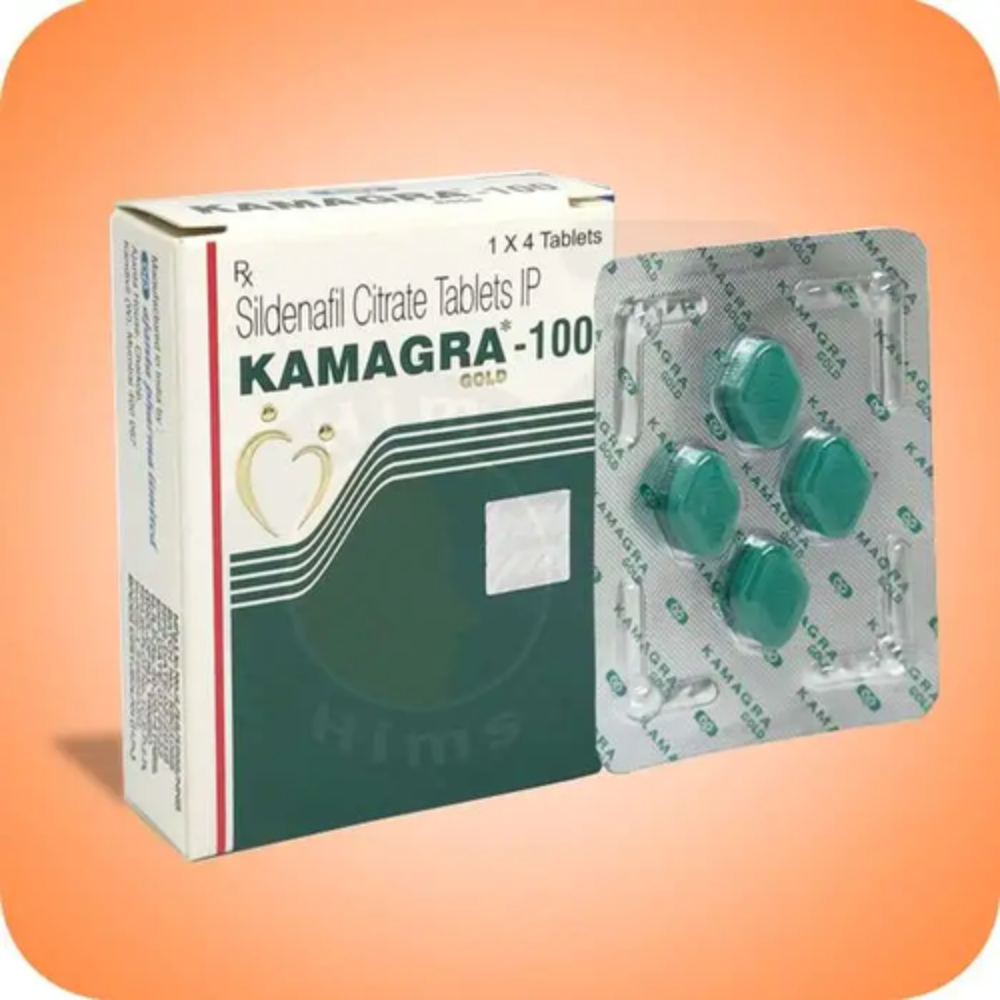 Kamagra Gold 100mg Tablet- Sildenafil citrate 100mg