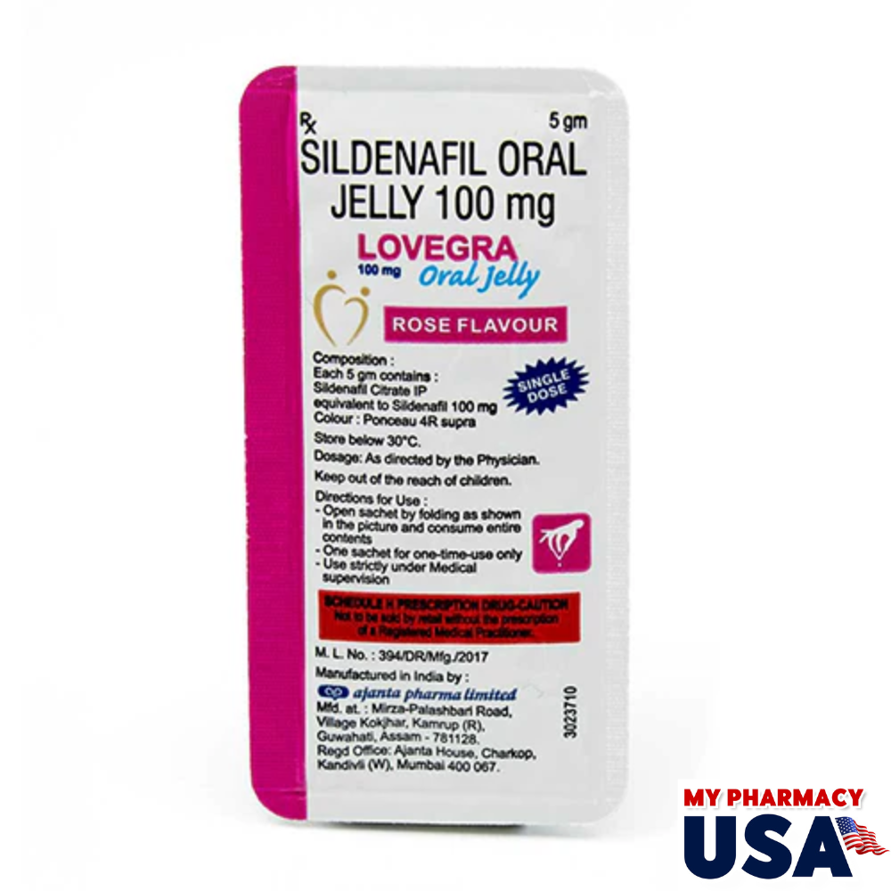 Lovegra Oral Jelly 100mg for Women