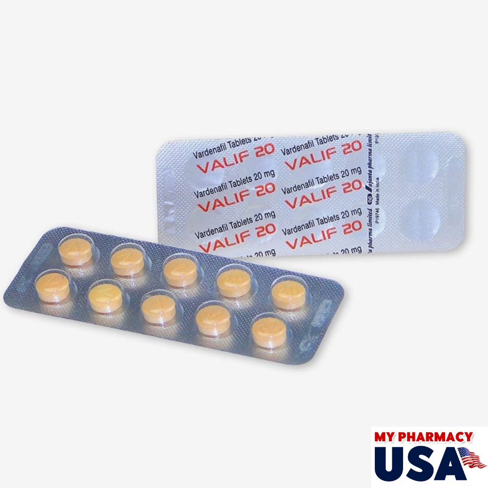 Valif 20 – Vardenafil 20mg Tablets