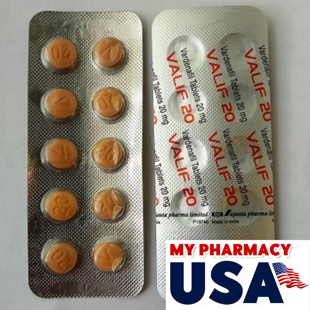 Valif 20 – Vardenafil 20mg Tablets