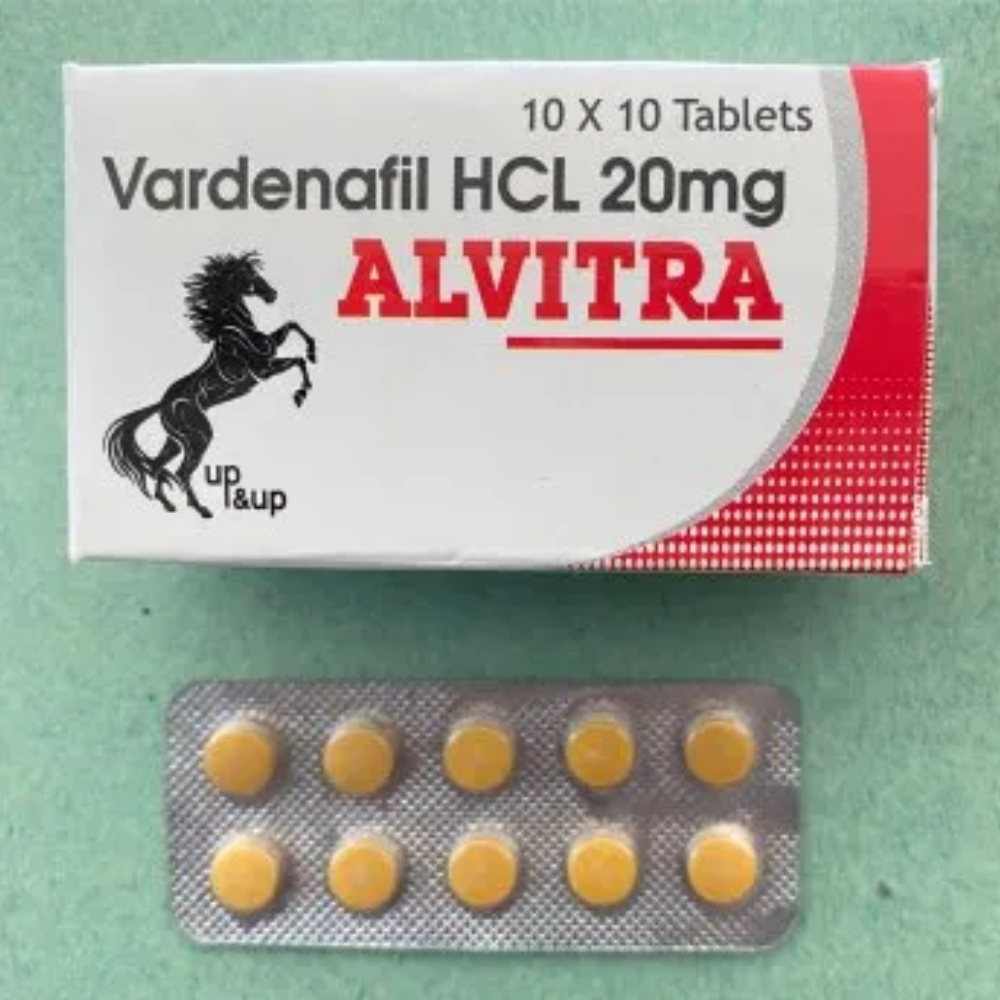 Alvitra 20mg – Vardenafil 20mg Tablets