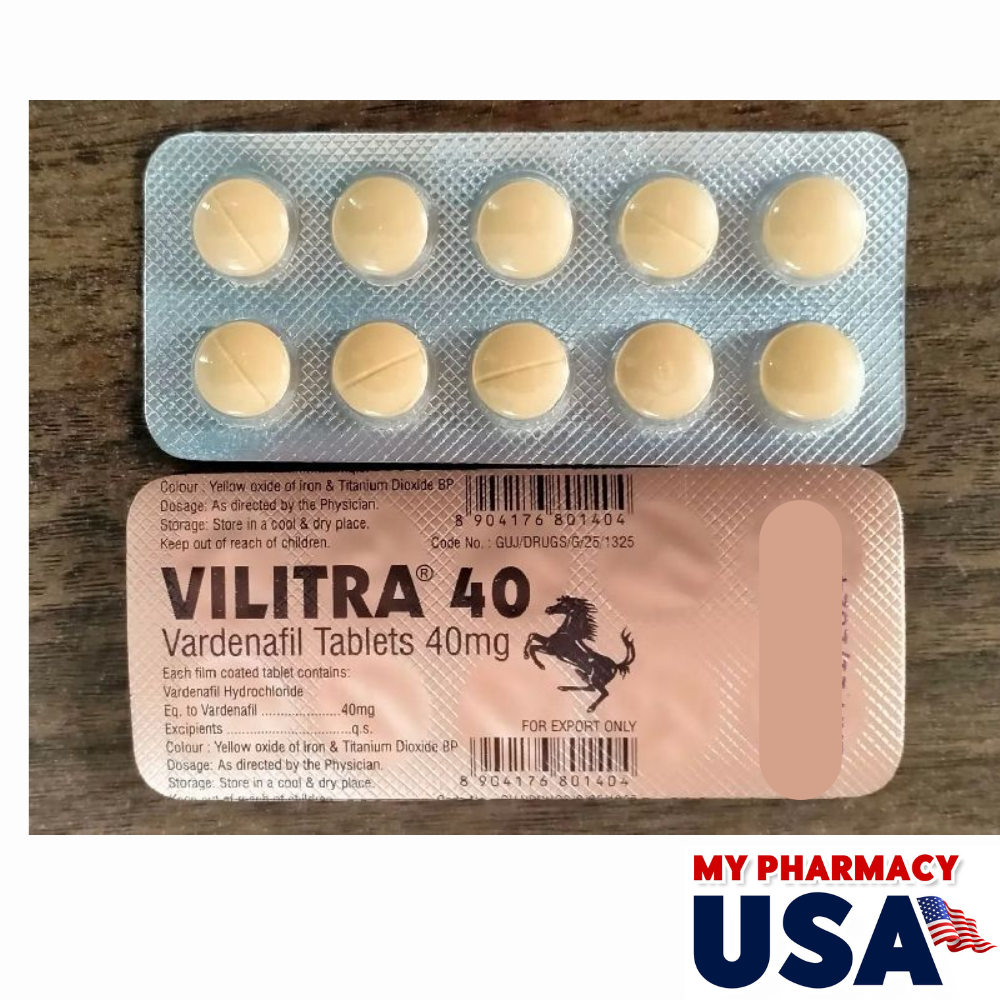 Alvitra 40mg – Vardenafil 40mg Tablets