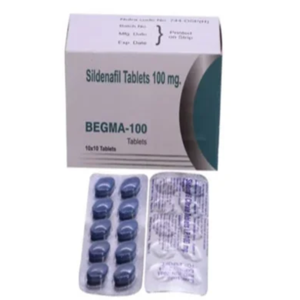 Begma 100mg – Sildenafil Sitrate 100mg Tablets