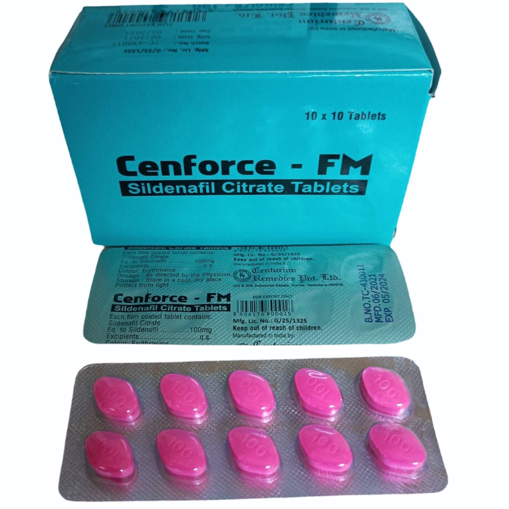 Cenforce FM 100mg Sildenafil Citrate 100mg Tablet Female Viagra