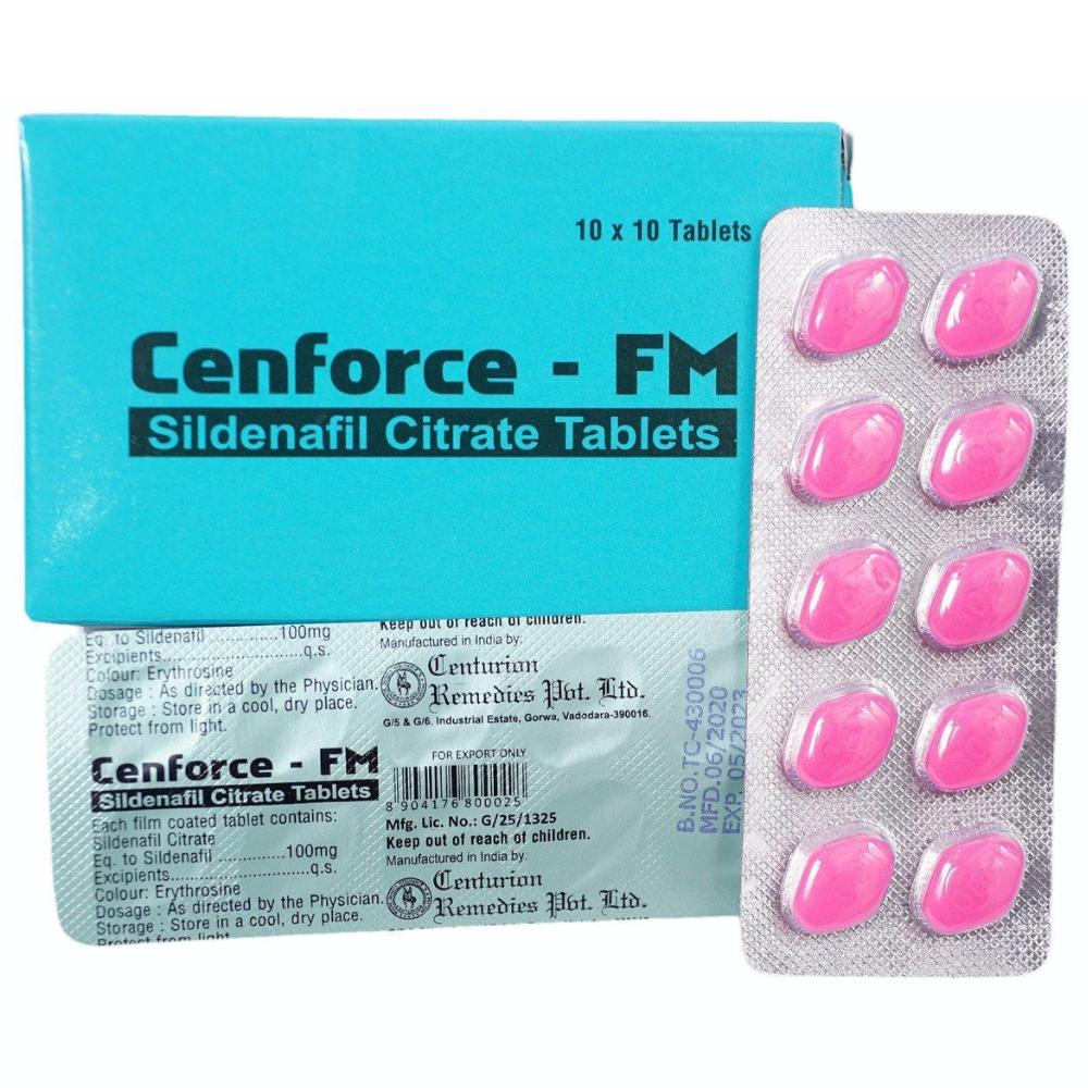 Cenforce FM 100mg Sildenafil Citrate 100mg Tablet Female Viagra