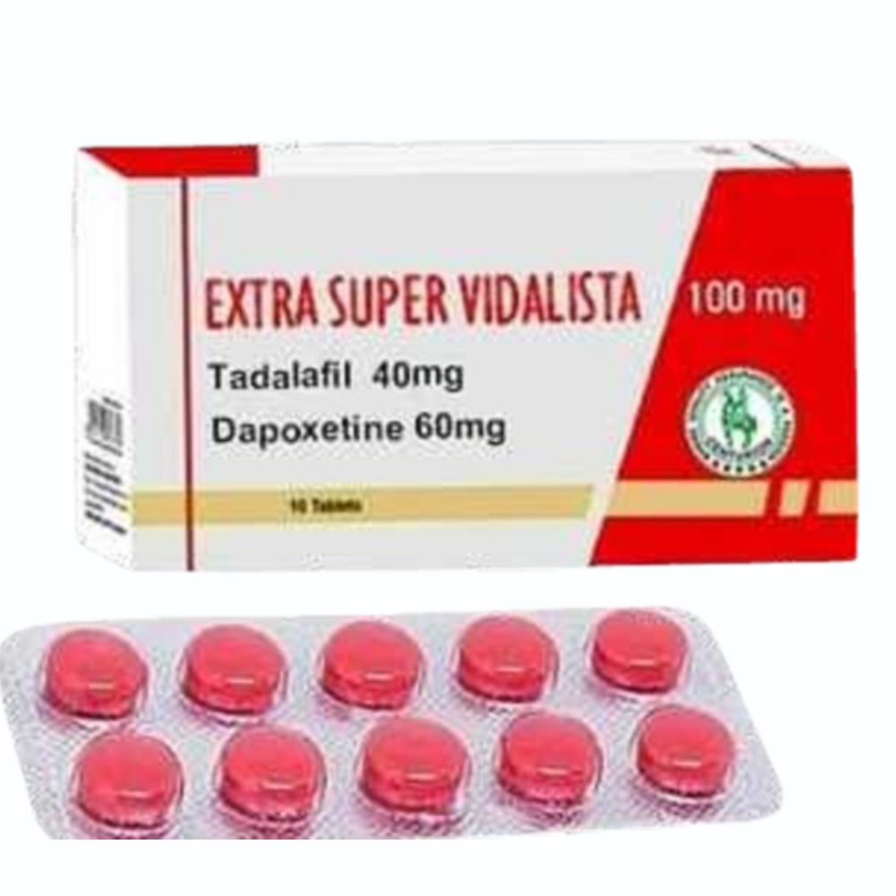 Extra Super Vidalista Tadalafil and Depoxetine 40mg / 60mg
