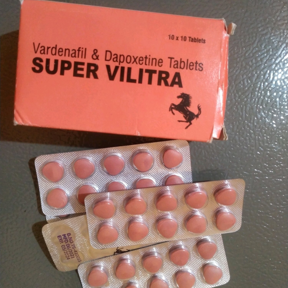 Vardenafil 20mg and Dapoxetine 60mg - Super Vilitra Tablets