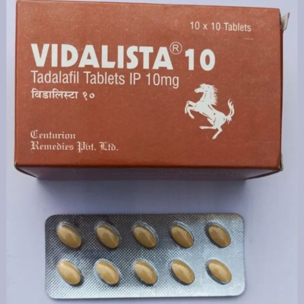 Tadalafil 10mg -Vidalista 10 mg Tablets