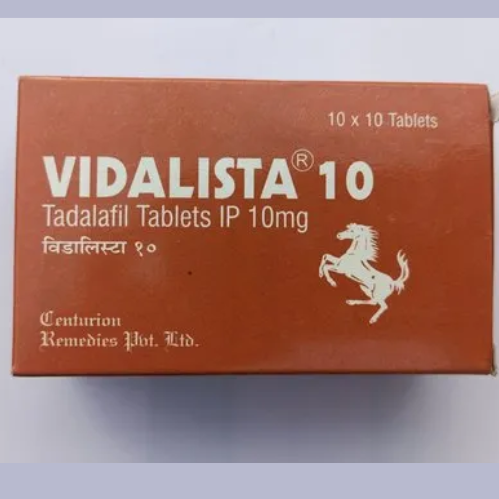 Tadalafil 10mg -Vidalista 10 mg Tablets