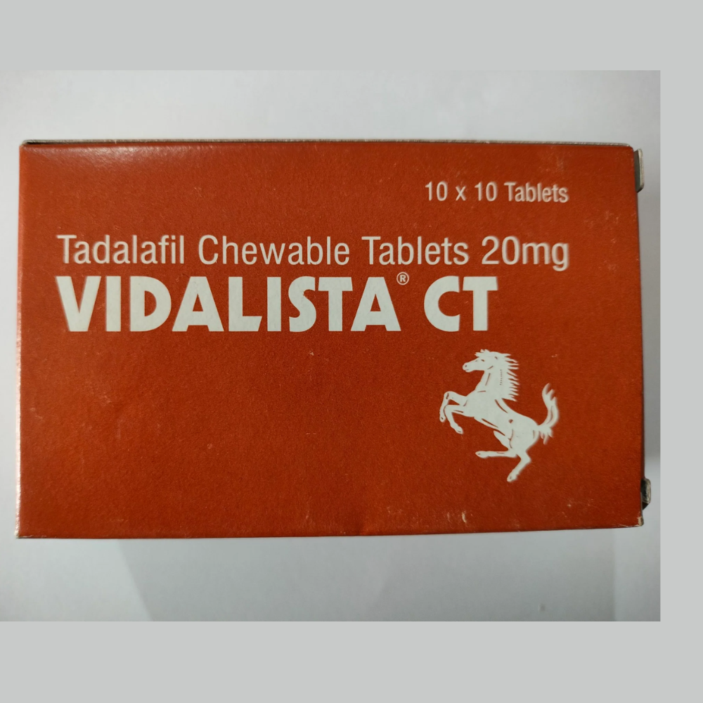 Tadalafil 20mg - Vidalista Ct Chewable 20mg Tablets