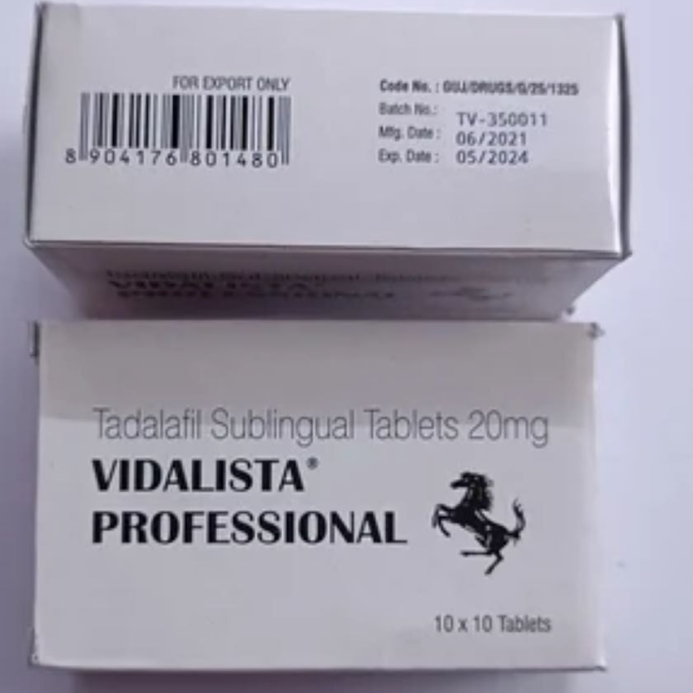 Tadalafil 20mg - Vidalista Professional 20mg