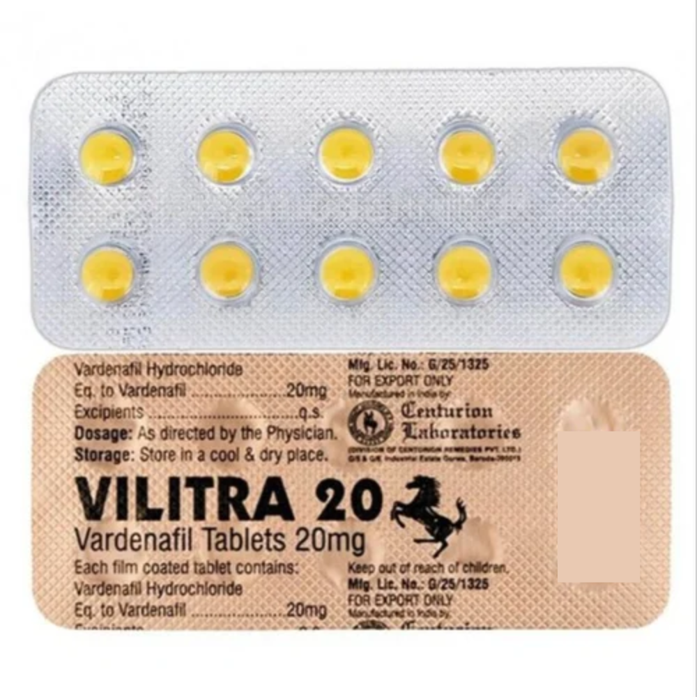 Vardenafil 20mg - Vilitra 20 Tablet