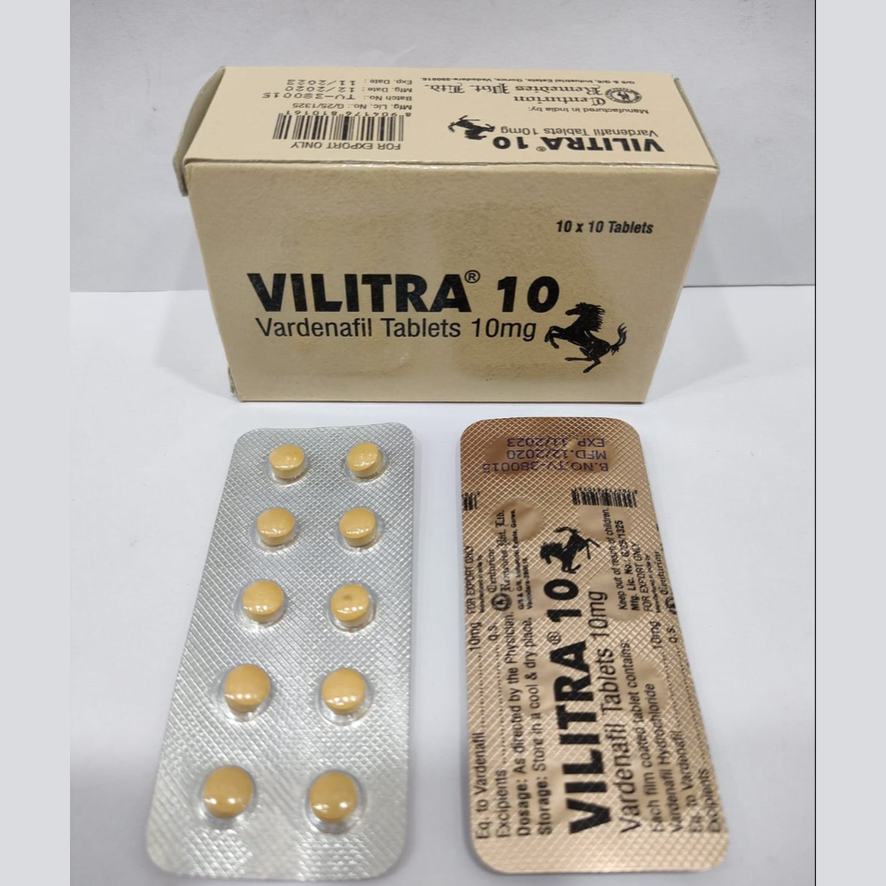 Vardenafil 10mg - Vilitra 10mg Tablet