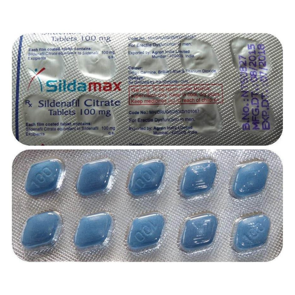 Sildenafil Citrate 100mg - Sildamax 100 Mg Tablets