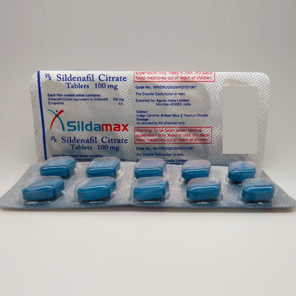 Sildenafil Citrate 100mg - Sildamax 100 Mg Tablets