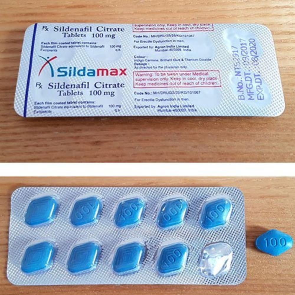 Sildenafil Citrate 100mg - Sildamax 100 Mg Tablets