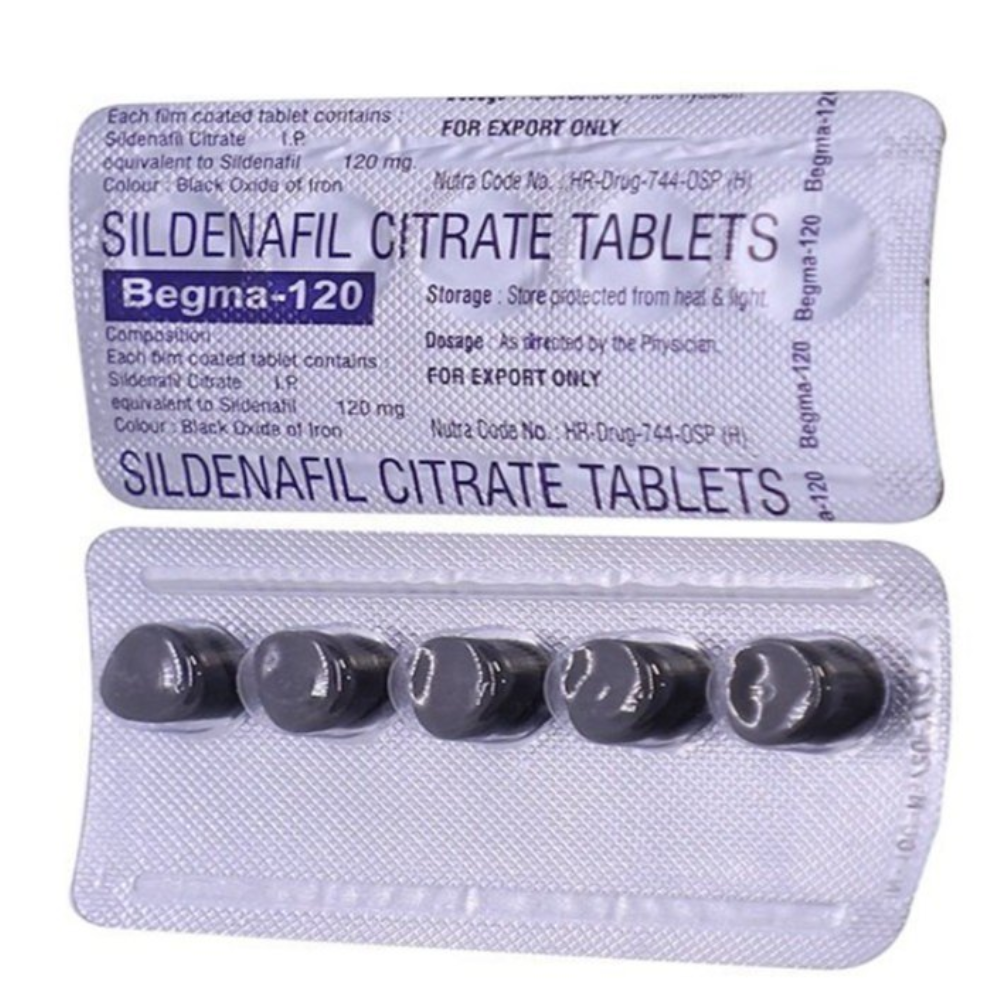 Sildenafil Citrate 120Mg - Begma 120Mg Tablets