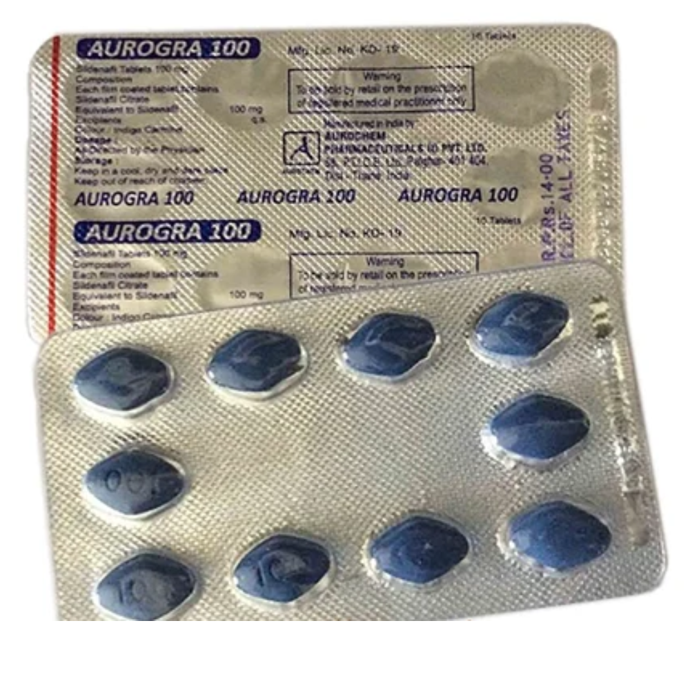 Sildenafil 100mg - Aurogra 100mg tablet