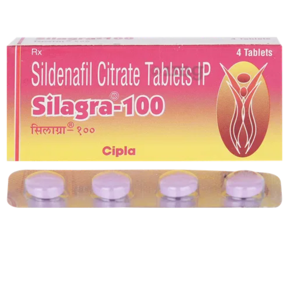 Sildenafil Citrate 100mg - Silagra 100mg Tablets