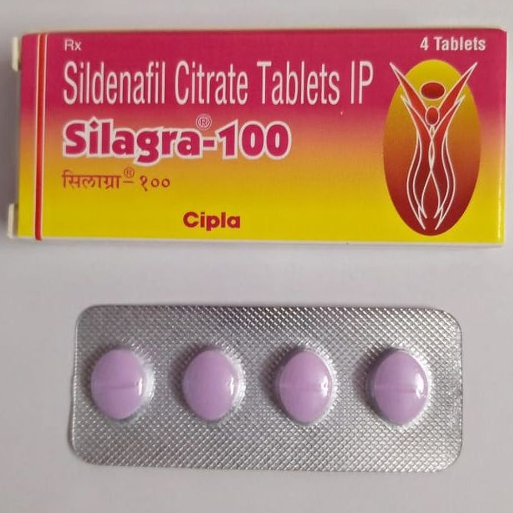 Sildenafil Citrate 100mg - Silagra 100mg Tablets
