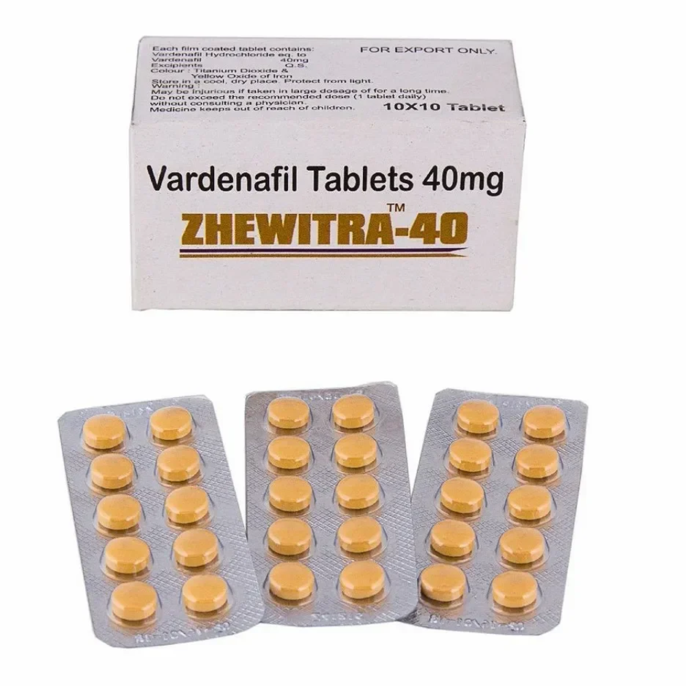 Vardenafil 40mg - Zhewitra 40mg Tablets