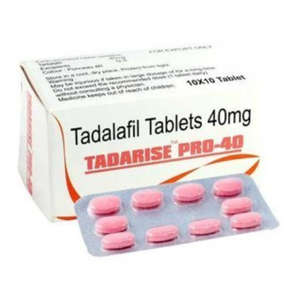 Tadalafil 40mg - Tadarise Pro 40 Mg Tablets