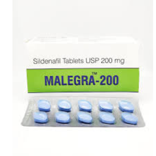 Malegra 200 – Sildenafil Citrate 200mg for Erectile Dysfunction at MyPharmacyUSA