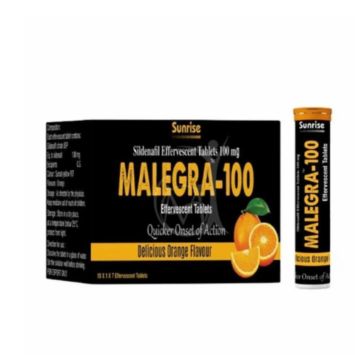 Malegra 100 Effervescent – Fast-Acting Sildenafil 100mg for Erectile Dysfunction at MyPharmacyUSA