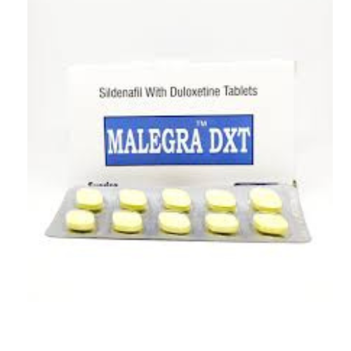 Malegra DXT – Sildenafil 100mg + Dapoxetine 50mg for ED & PE at MyPharmacyUSA