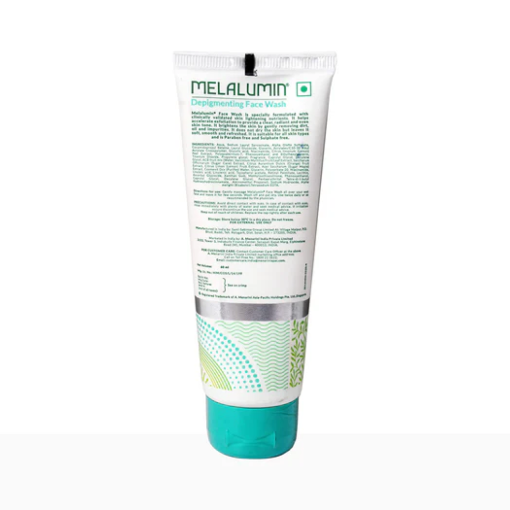 Melalumin Depigmenting Face Wash – Reduce Dark Spots & Brighten Skin | MyPharmacyUSA UK