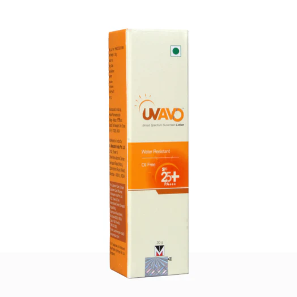 Buy UVAVO Broad Spectrum Sunscreen Lotion SPF 25+ PA+++