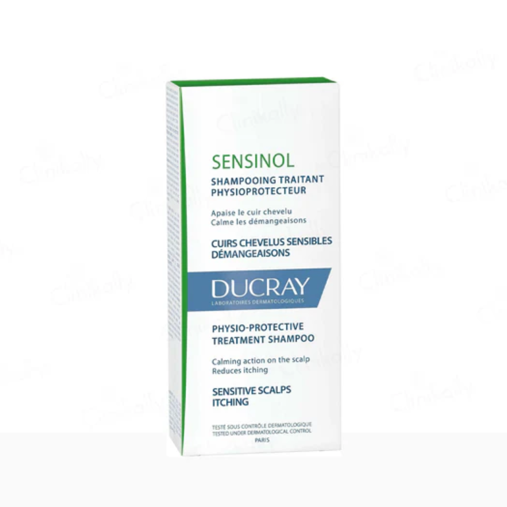 Ducray Sensinol Physio-Protective Treatment Shampoo | Soothing Itchy Scalp Relief UK
