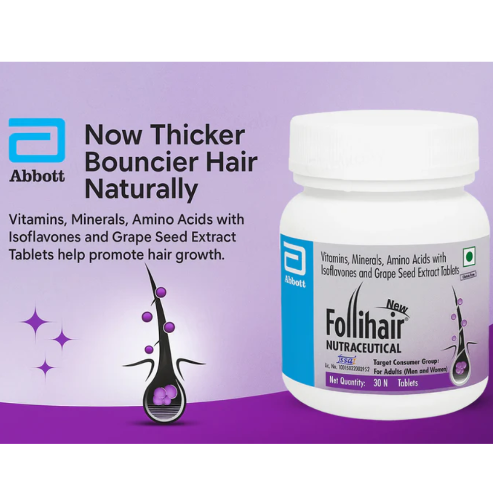New Follihair Tablet Online in UK | Advanced Hair Growth & Nutrition Supplement – MyPharmacyUSA