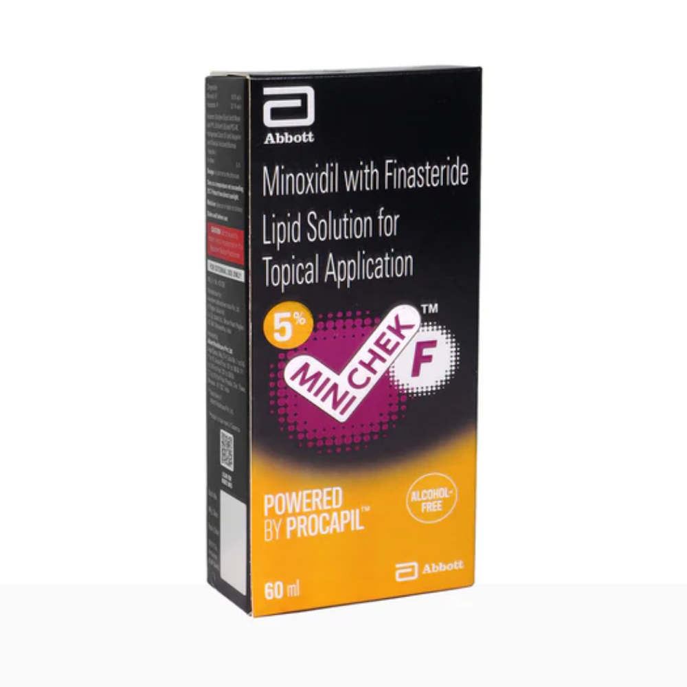 Minichek F 5% Solution Online in UK | Hair Regrowth & Anti Hair Fall Treatment – MyPharmacyUSA