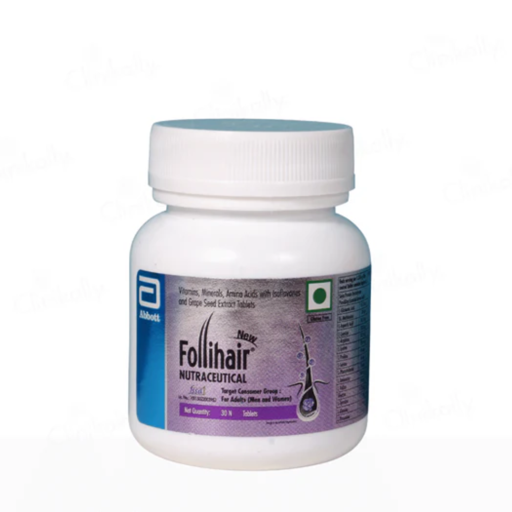 New Follihair Tablet Bottle Twin Pack UK – Hair Growth Supplement | MyPharmacyUSA