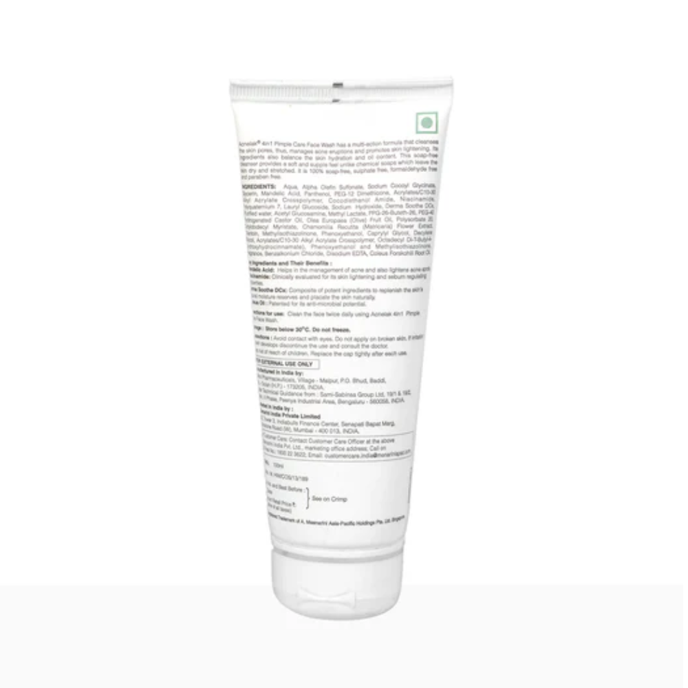 Acnelak 4 in 1 Pimple Care Face Wash UK | Controls Acne & Pimples – MyPharmacyUSA
