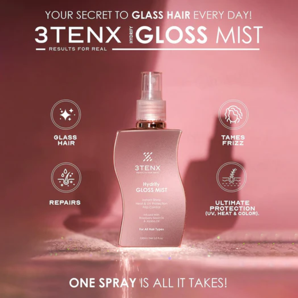 3Tenx Hydrify Gloss Mist UK – Shine & Smooth Hair | MyPharmacyUSA