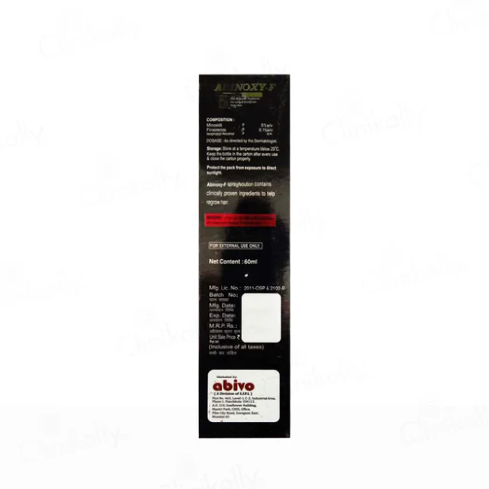 Abinoxy-F Topical Solution Online in UK | Hair Regrowth for Women | MyPharmacyUSA