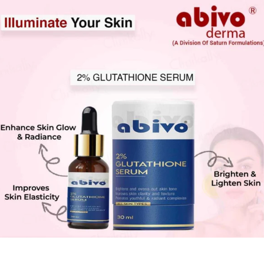 Abivo 2% Glutathione Face Serum UK | Skin Brightening & Whitening Serum – MyPharmacyUSA