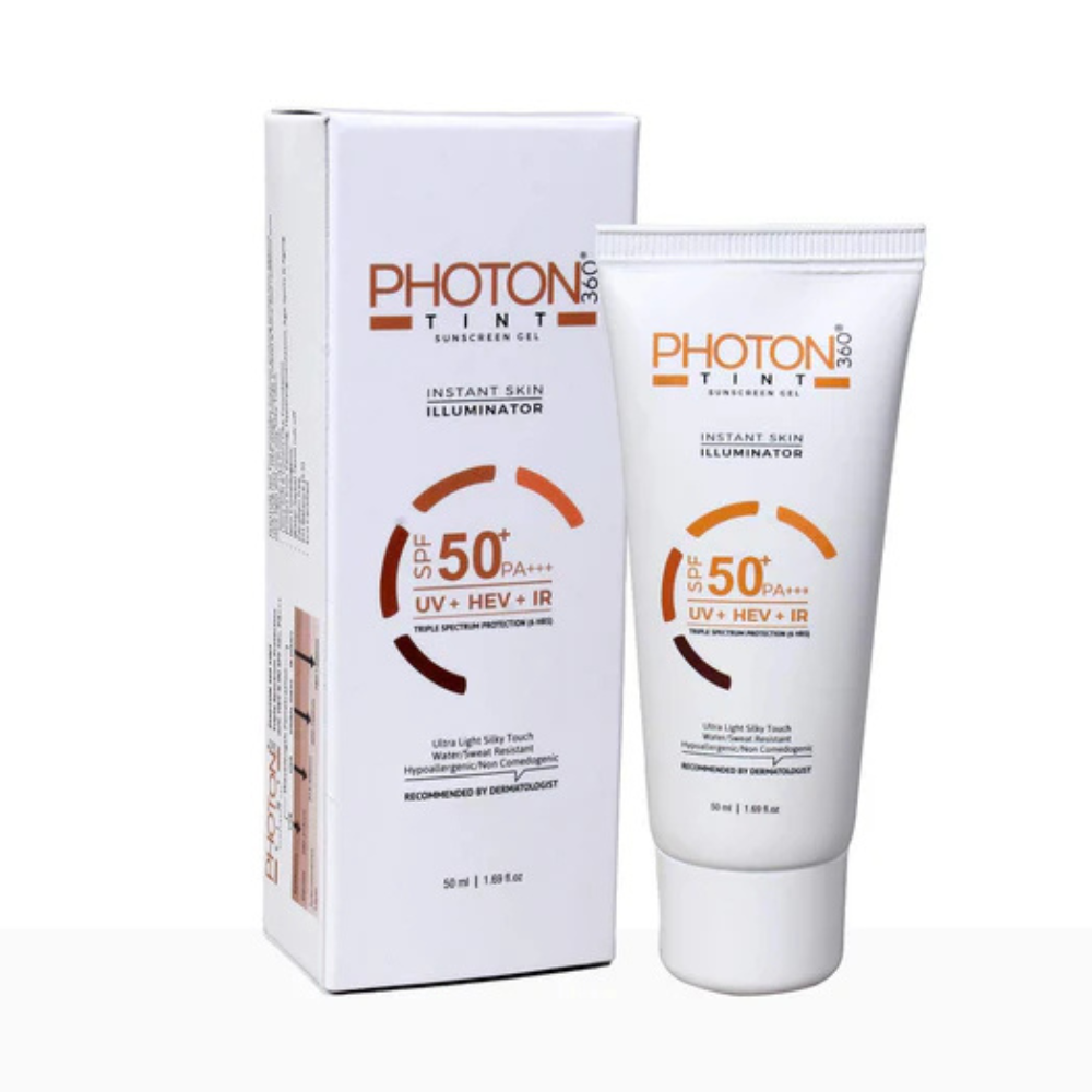 Aclaris Photon Tint 360 Sunscreen Gel SPF 50+ PA+++ – Tinted Broad Spectrum UV Protection UK