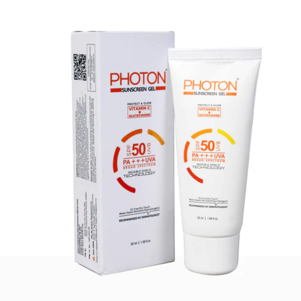 Aclaris Photon Sunscreen Gel SPF 50 PA+++ | Broad Spectrum UV Protection UK